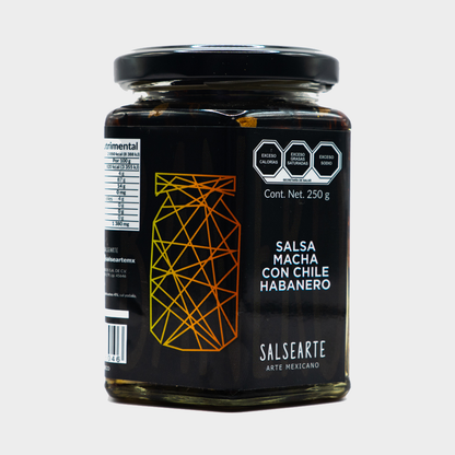 Salsa Macha Con Chile Habanero
